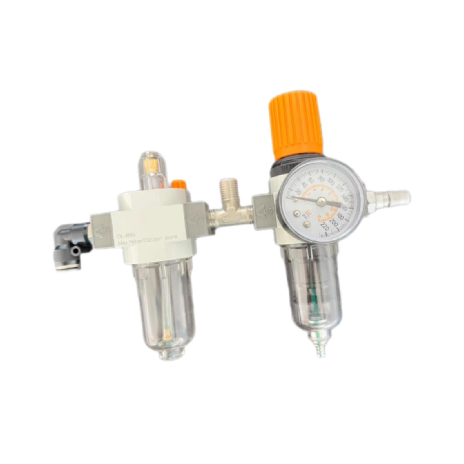 Auto Repair Shop Equipment - Oil Water Separator Plastic Pressure Gauge