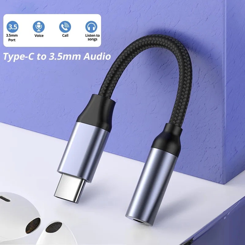 Transmission Jack Adapter - USB Type C To 3.5mm Aux
