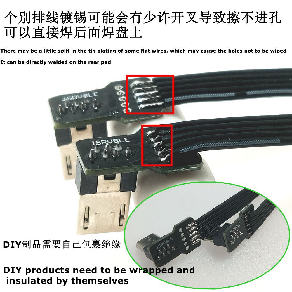 DIY 3PCS mini USB2.0 Male Plug - Transmission Jack Adapter review and price