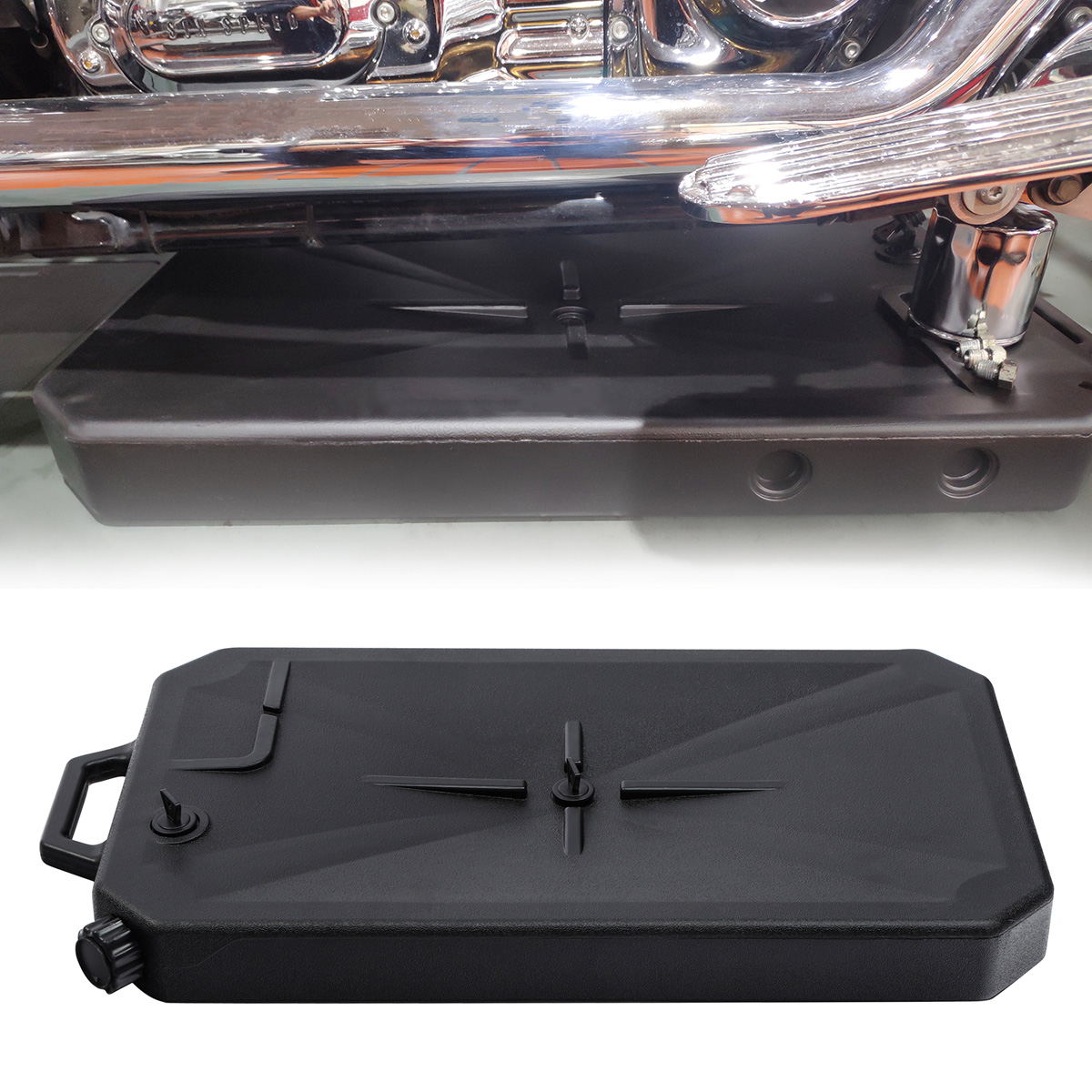 Motorcycle ABS Low Profile Oil - Oil Drain Tank review and price