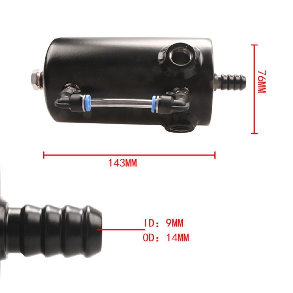 Universal Oil Catch Can Reserv - Oil Drain Tank review and price