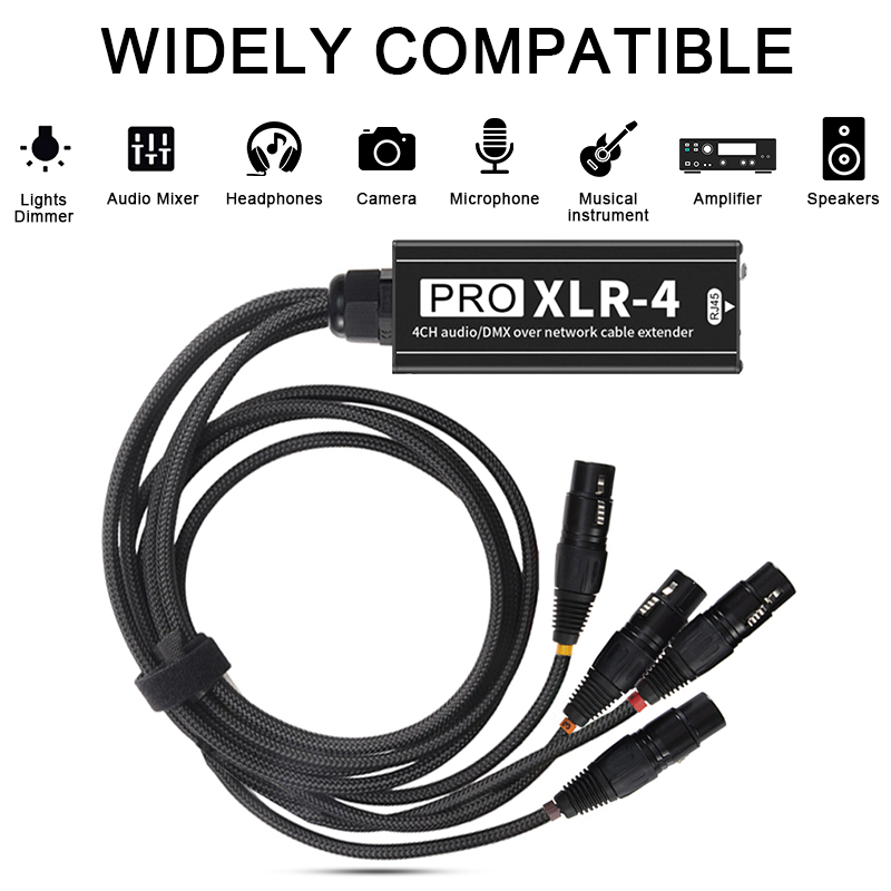 0.7M 4-Channel XLR Network Ext - Transmission Jack Adapter review and price